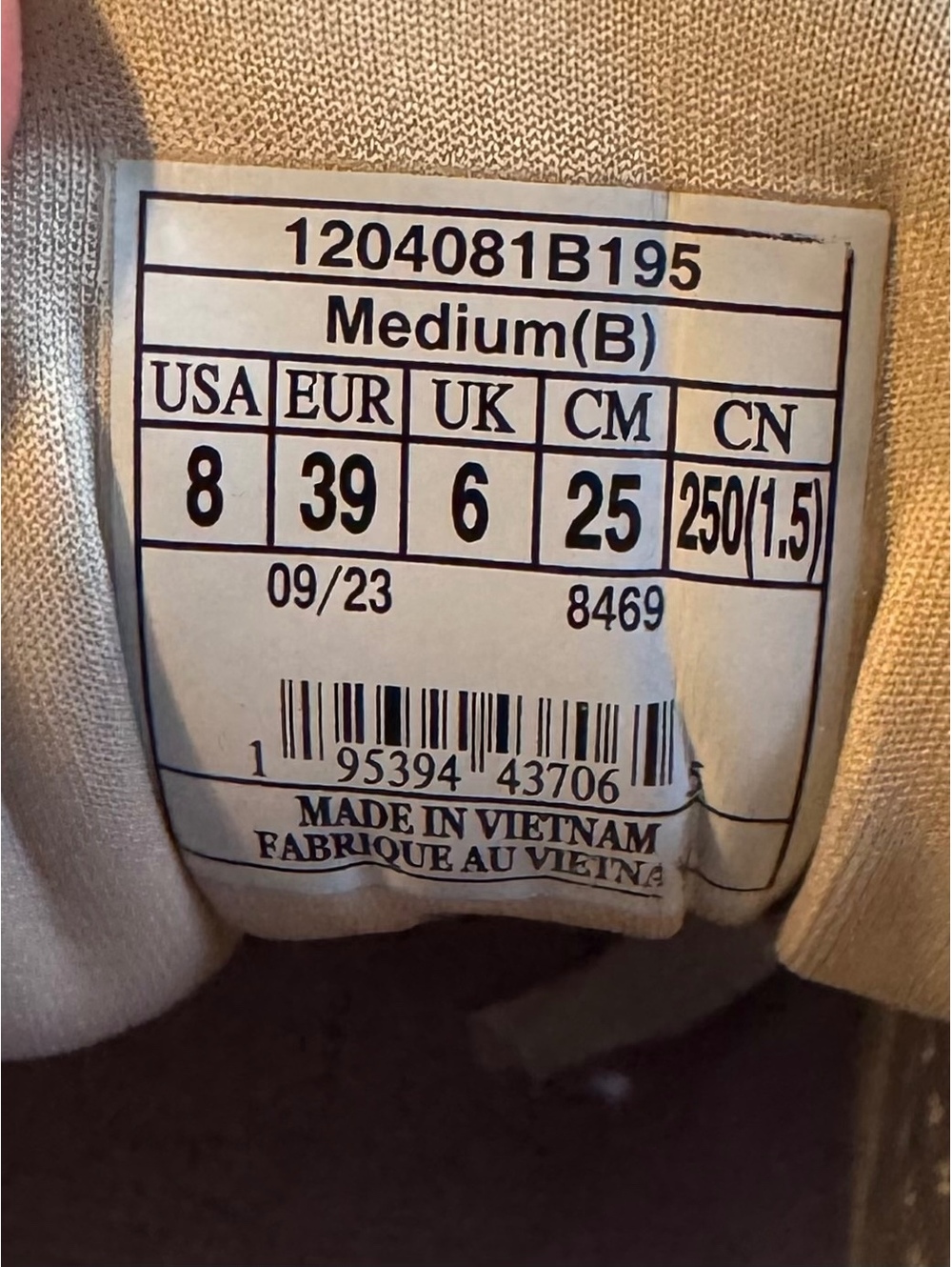 Brooks Glycerin 21 Womens sneakers Coconut/Aqua/Autumn Sunset 1204081B195 Size 8 - Picture 6 of 12